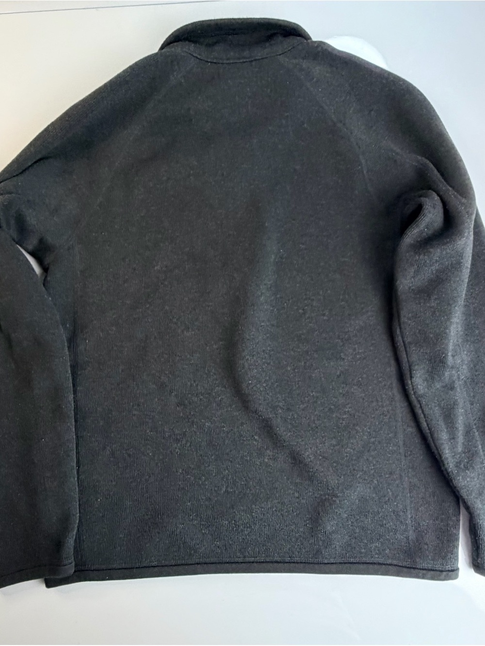 Mens Small Patagonia Better Sweater Black 1/4 Zip Pullover - Picture 7 of 7